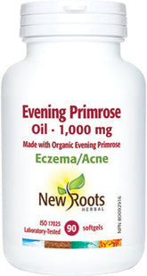 New Roots Herbal Evening Primrose Oil 1000mg - Eczema/Acne