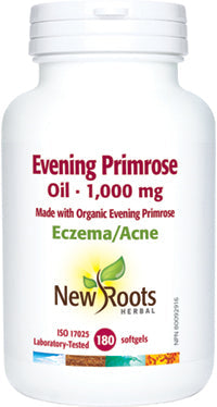 New Roots Herbal Evening Primrose Oil 1000mg - Eczema/Acne