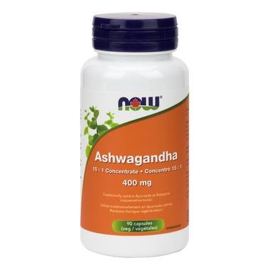 NOW Foods Ashwagandha - 400mg (90 VegCaps)