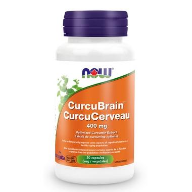 NOW Foods CurcuBrain - 400mg (50 VegCaps)