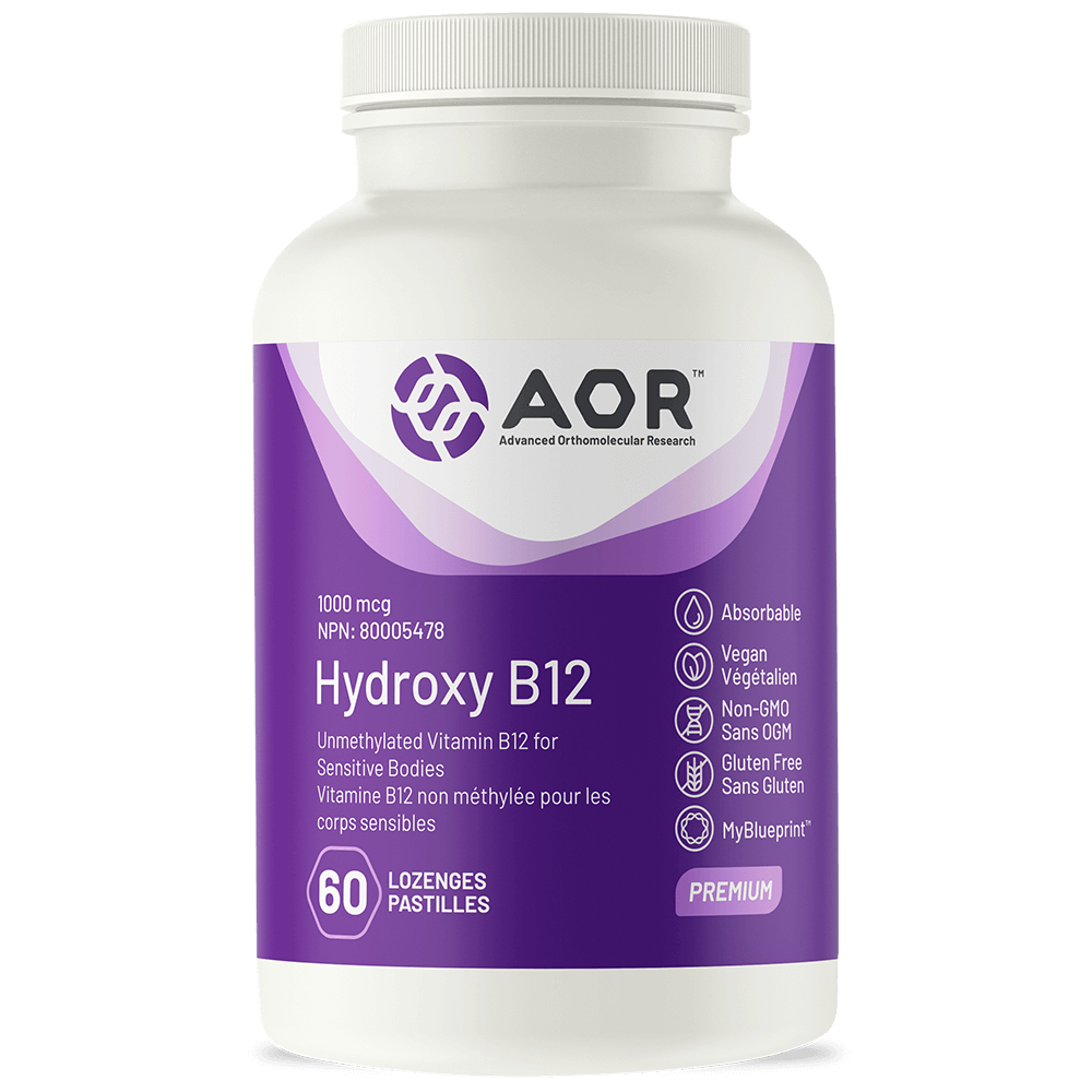 AOR Hydroxy B12 (60 Lozenges)