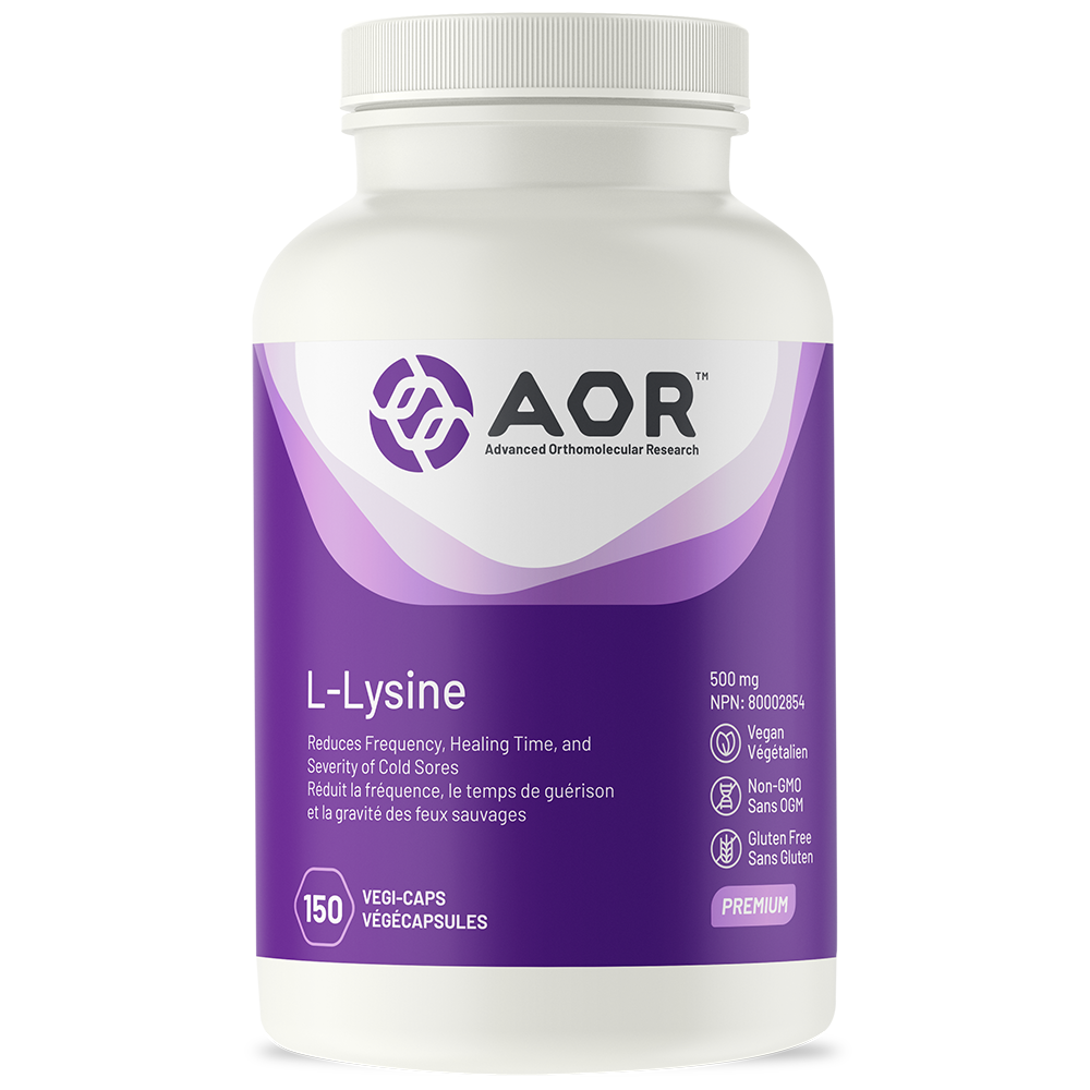 AOR L-Lysine (150 Veg Caps)