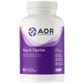 AOR Mag-K-Taurine (90 Veg Caps)