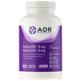 AOR Methyl B12 – 5 mg - Methylcobalamin (60 Lozenges)