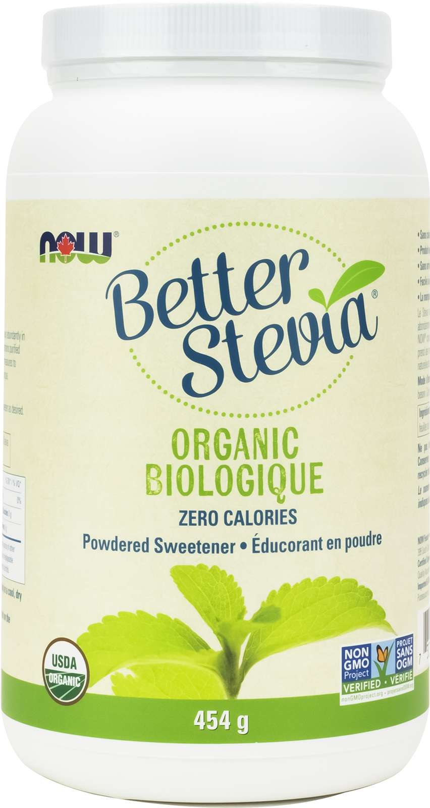 NOW Foods Better Stevia Organic Powder (454g)