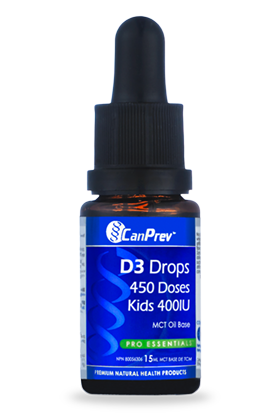 CanPrev D3 Drops Kids 400IU MCT Base (15ml)