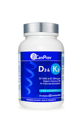 CanPrev D3 & K2 - Organic Coconut Oil