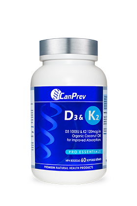 CanPrev D3 & K2 - Organic Coconut Oil