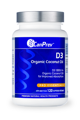 CanPrev D3 - Organic Coconut Oil