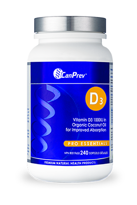 CanPrev D3 - Organic Coconut Oil