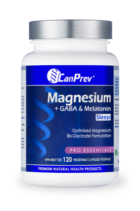 CanPrev Magnesium Sleep + GABA & Melatonin (120 VegCaps)