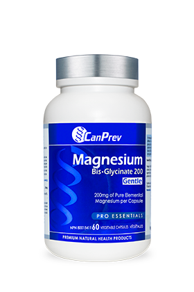 CanPrev Magnesium Bis-Glycinate 200 Gentle (VegCaps)