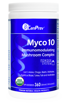 CanPrev Myco10 Immunomodulating Mushroom Complex Powder 360g