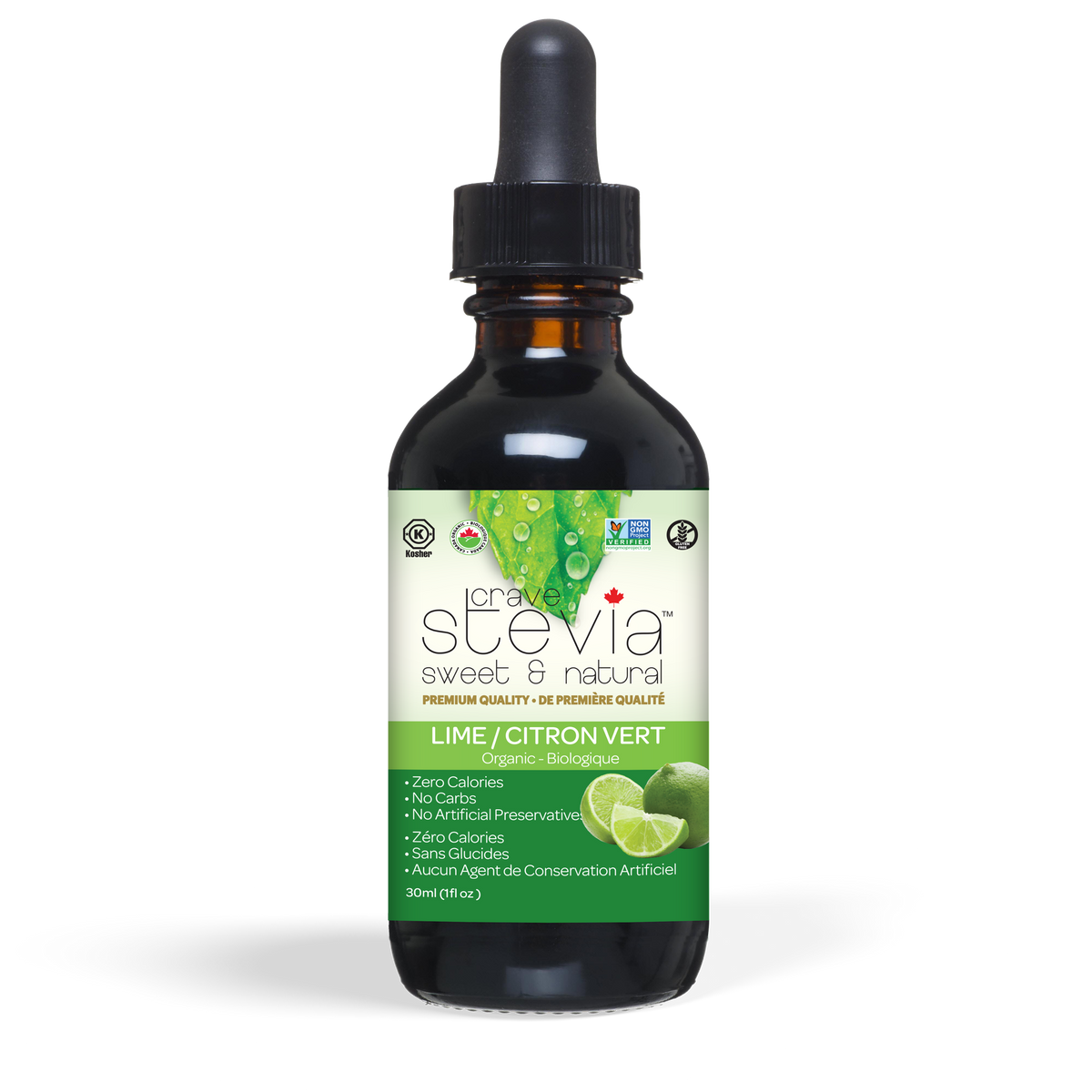 Crave Stevia Lime Liquid Drops (30ml)