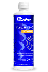 CanPrev Curcumin 100 Liposomal in Peach Flavour - 45 Servings (225 ml)