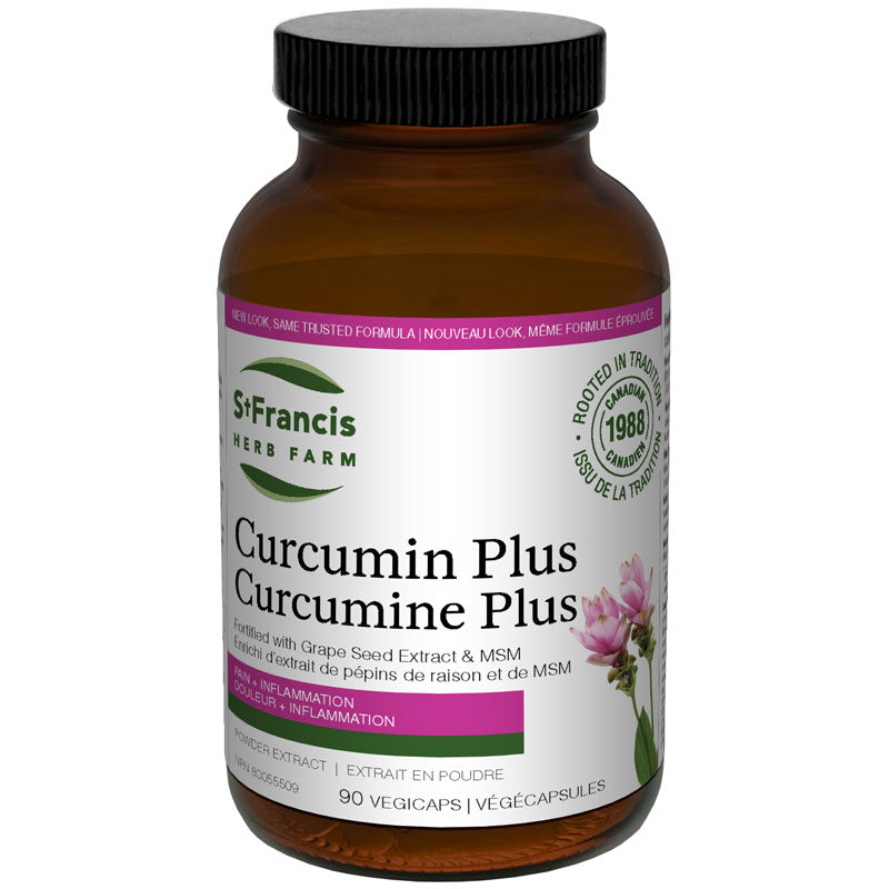 St. Francis Herb Farm Curcumin Plus (90 Veg Caps)