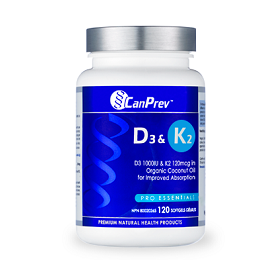 CanPrev D3 & K2 - Organic Coconut Oil