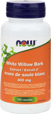 NOW Foods White Willow Bark 400 mg (100 Caps)