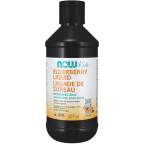 NOW Kids Elderberry Liquid with Zinc (237mL)