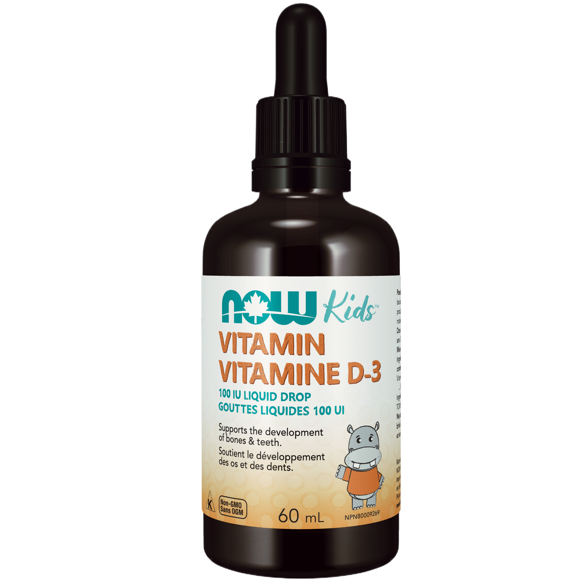 NOW  Kids Vitamin D-3 Liquid Drops (60mL)