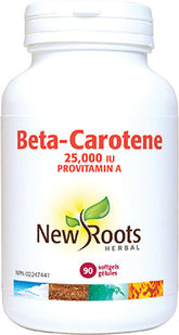 New Roots Herbal Beta-Carotene (90 Softgels)