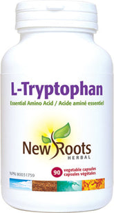 New Roots Herbal L-Tryptophan (90 Veg Caps)