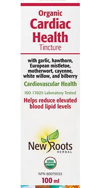 New Roots Herbal Organic Cardiac Health Tincture 100ml