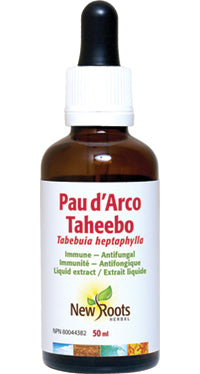 New Roots Herbal Pau d’Arco Taheebo Liquid Tincture