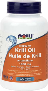 NOW Foods Nepture Krill Oil 1000mg (60 Softgels)