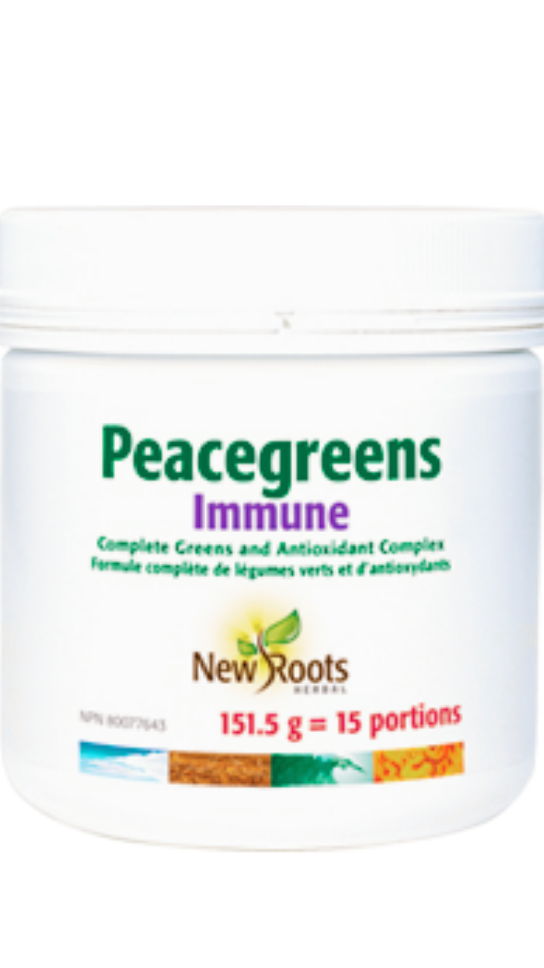 New Roots Peacegreens Immune (151.5g Powder)