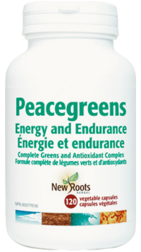 New Roots Herbal Peacegreens - Energy and Endurance