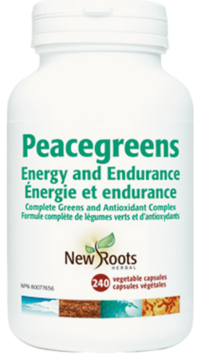 New Roots Herbal Peacegreens - Energy and Endurance