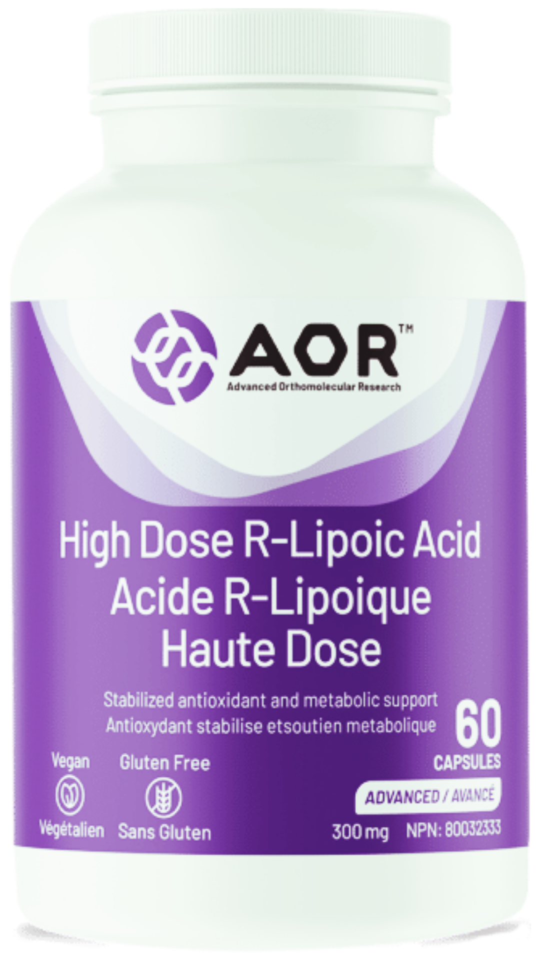 AOR High Dose R-Lipoic Acid