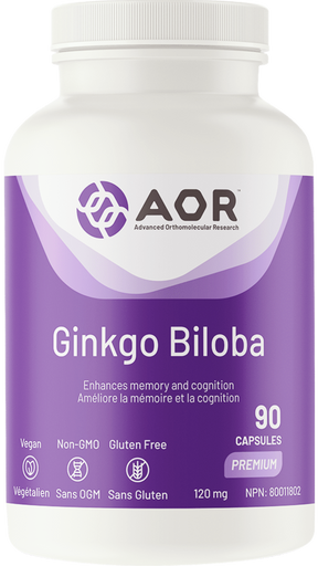 AOR Ginkgo Biloba (90 Veg Caps)