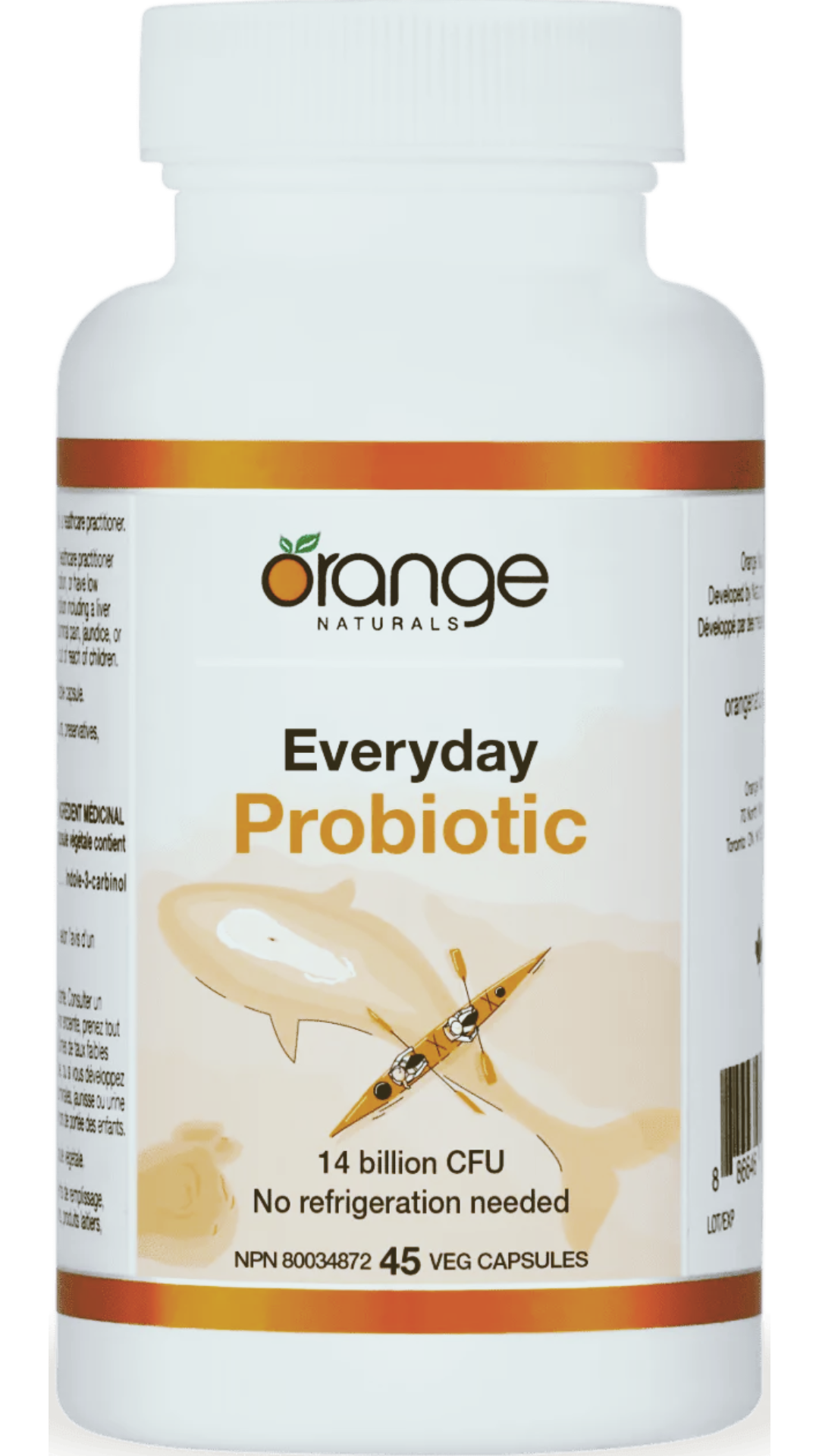 Orange Naturals Everyday Probiotic (45 VegCaps)