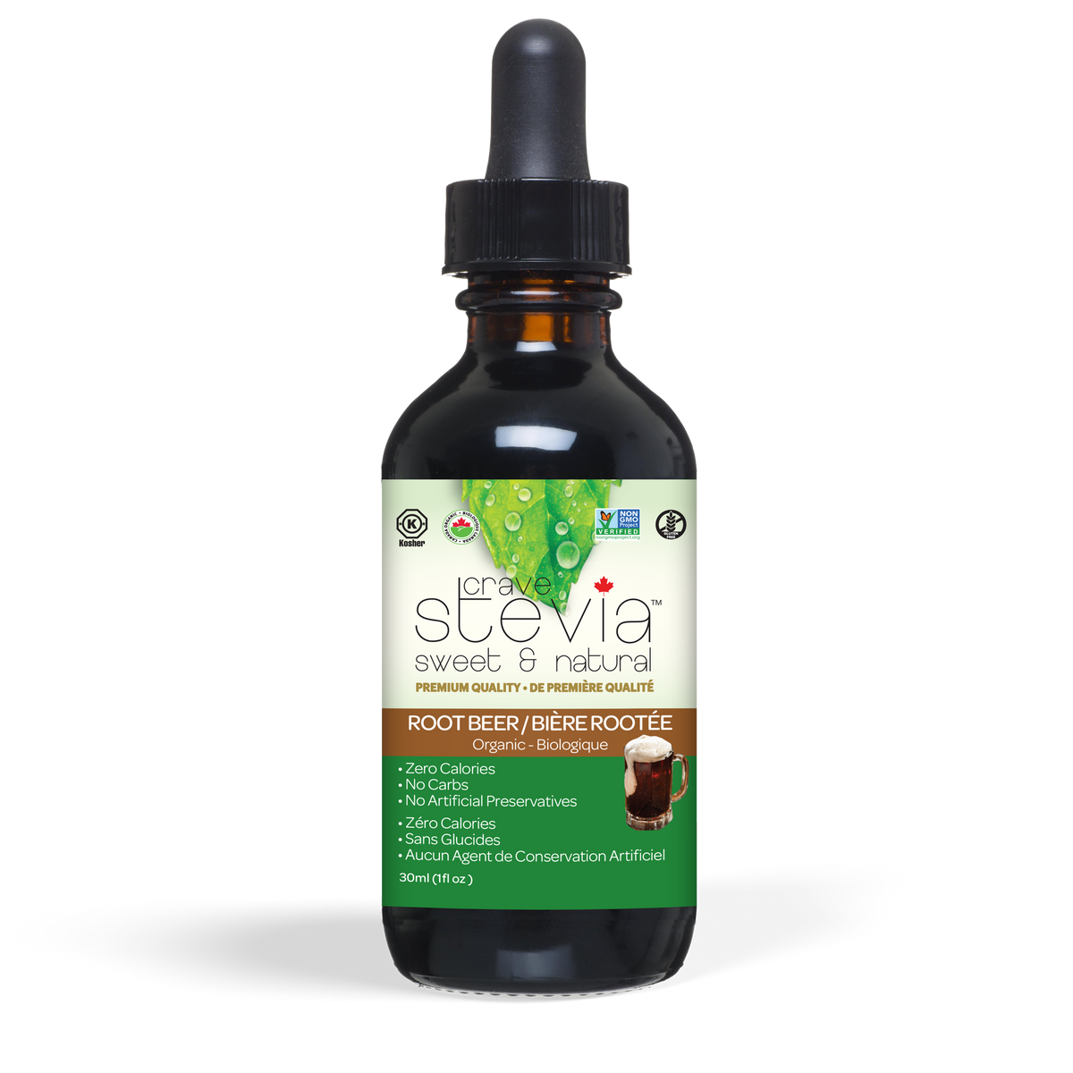 Crave Stevia Rootbeer Liquid Drops (30ml)