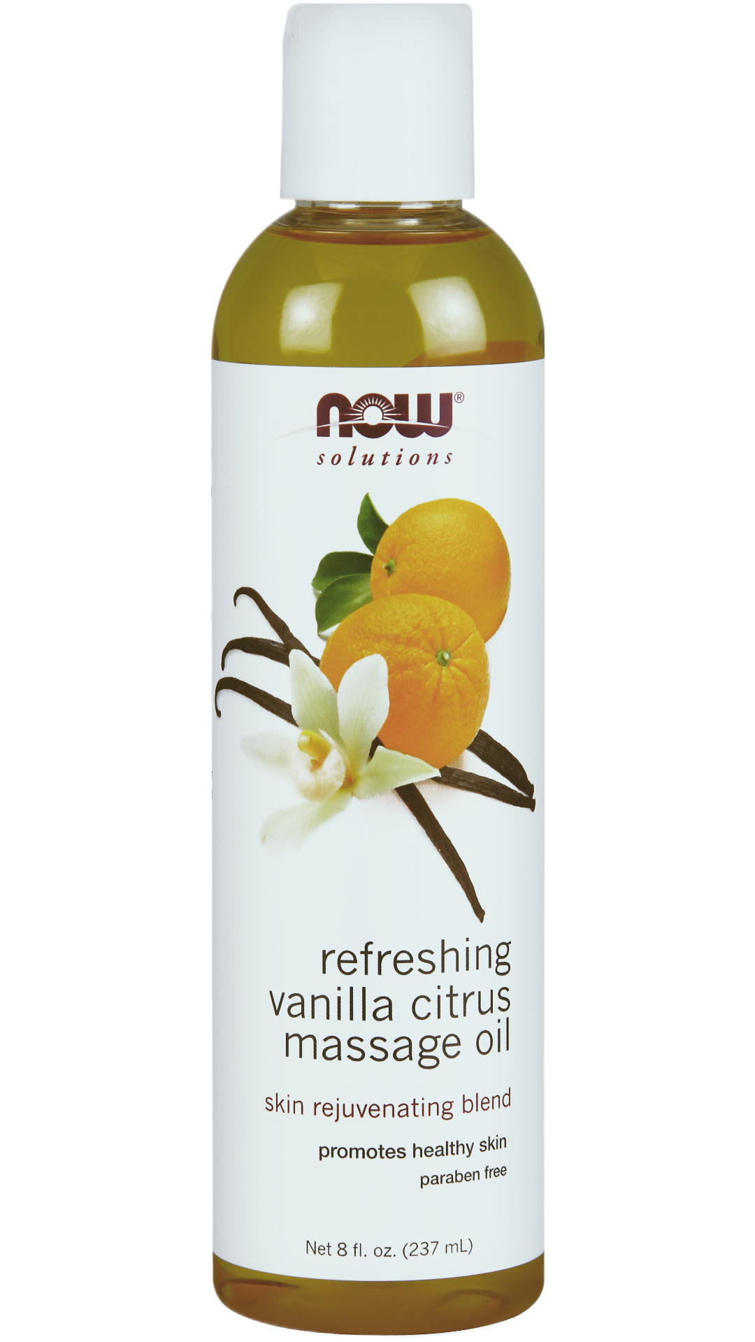 NOW Solutions Vanilla Citrus Massage Oil (237mL)