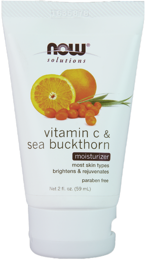 NOW Solutions Vitamin C and Sea Buckthorn Moisturizer (59mL)