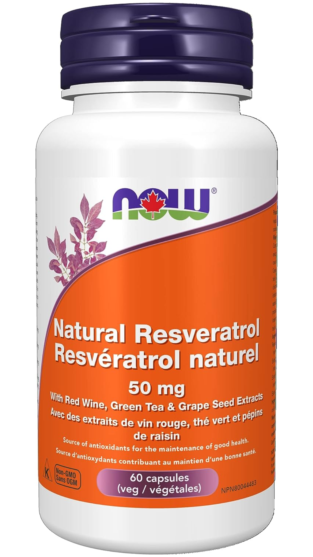 NOW Natural Resveratrol (60 VegCaps)