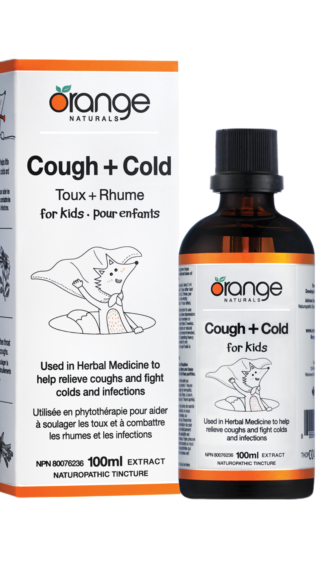 Orange Naturals Cough+Cold for Kids Tincture 100ml