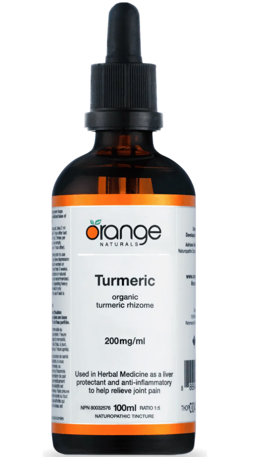 Orange Naturals Turmeric Tincture 100ml