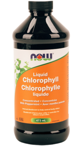 NOW Supplements Liquid Chlorophyll Peppermint (473mL)