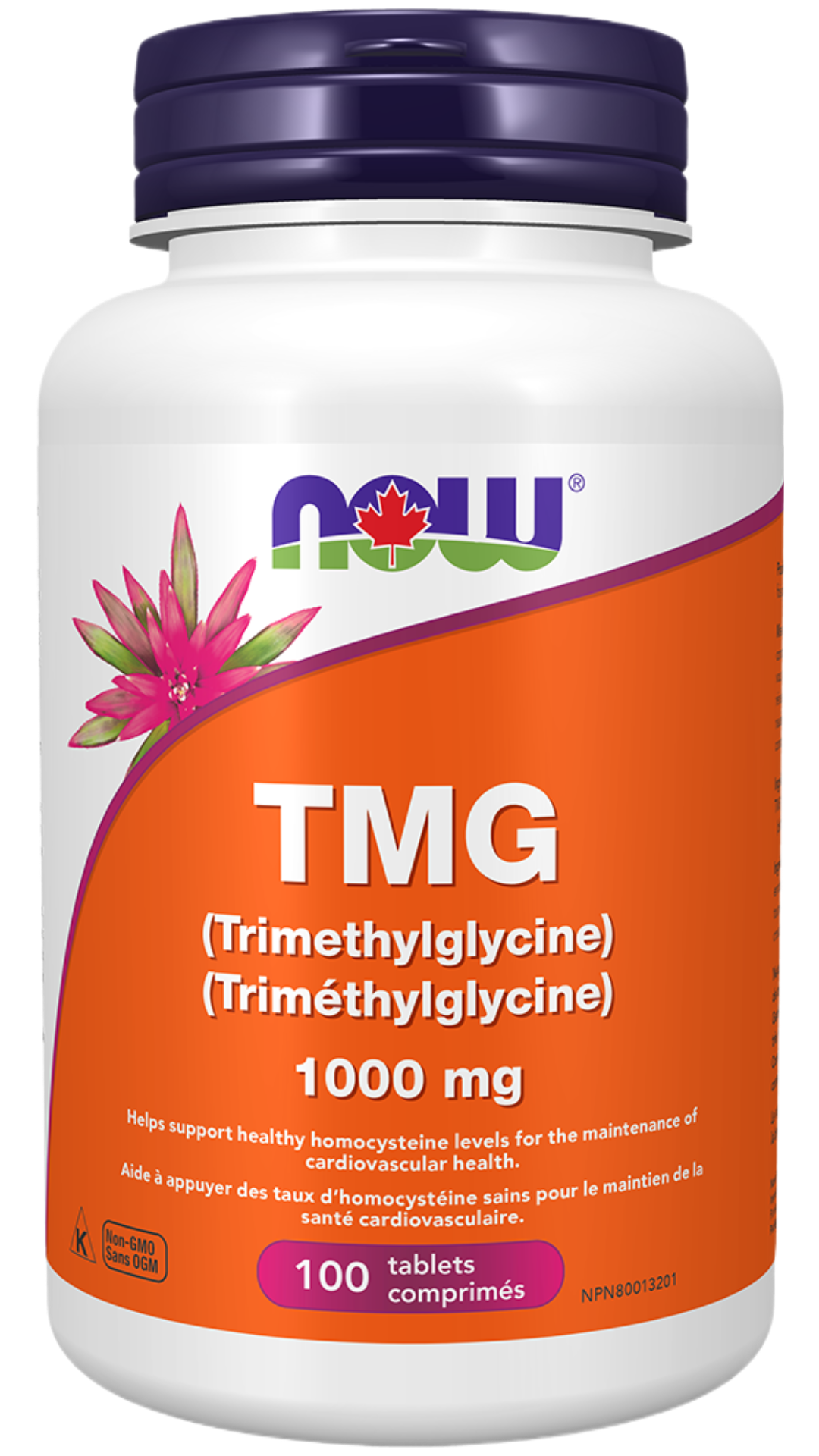 NOW Foods TMG (Trimethylglycine) 1000 mg (100 Tablets)