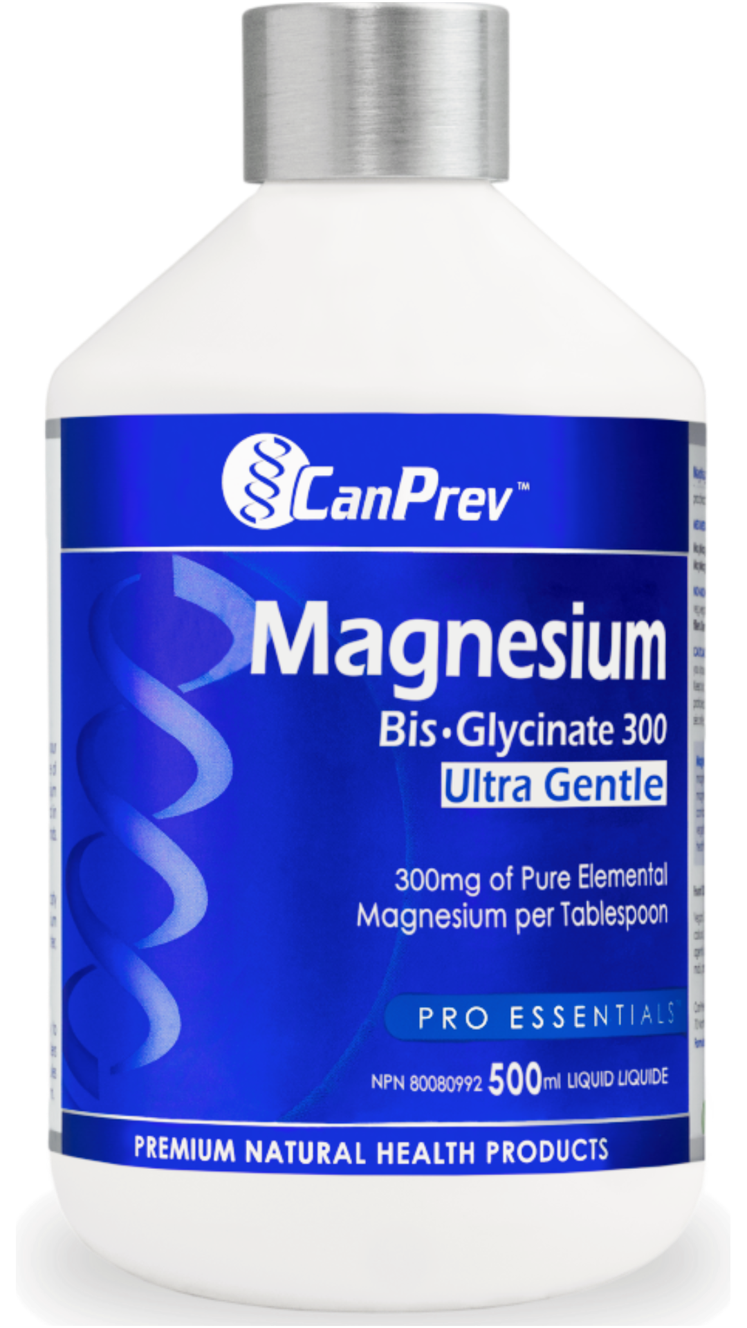 CanPrev Magnesium Bis-Glycinate 300 Ultra Gentle (500ml Liquid)