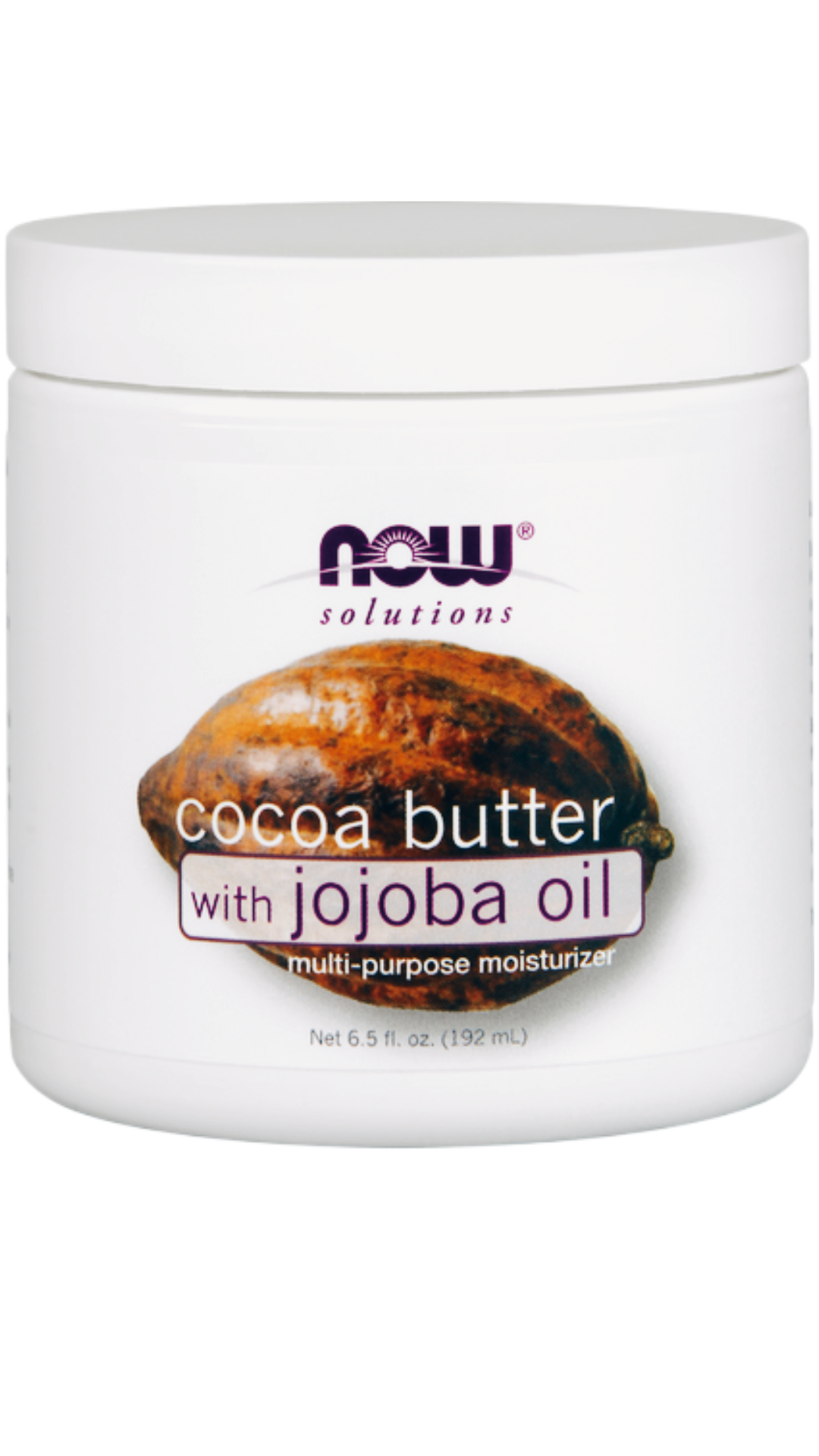 NOW Solutions Cocoa Butter with Jojoba Oil (192mL)