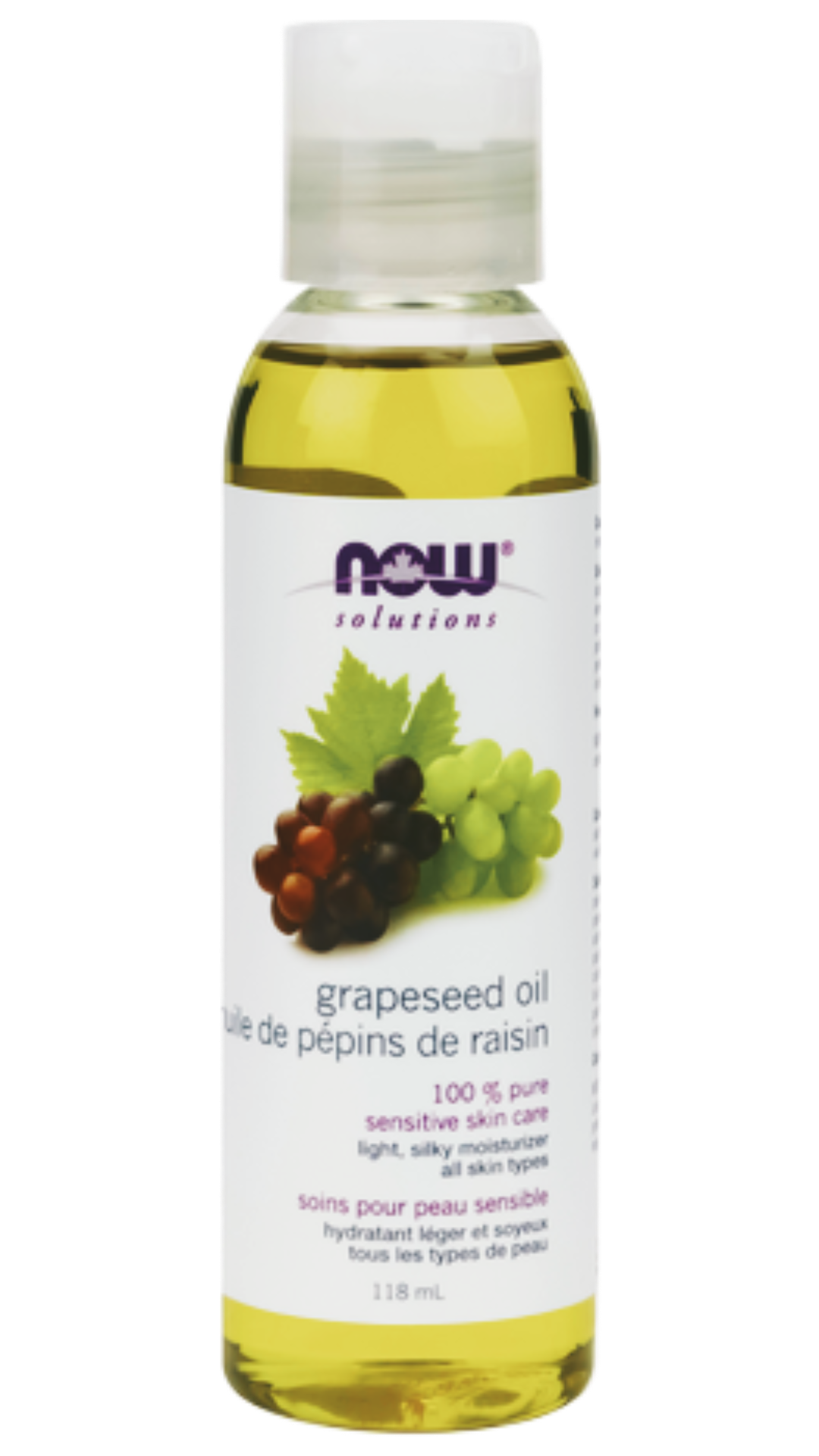 NOW Foods Pure Grape Seed Oil  (118ml)