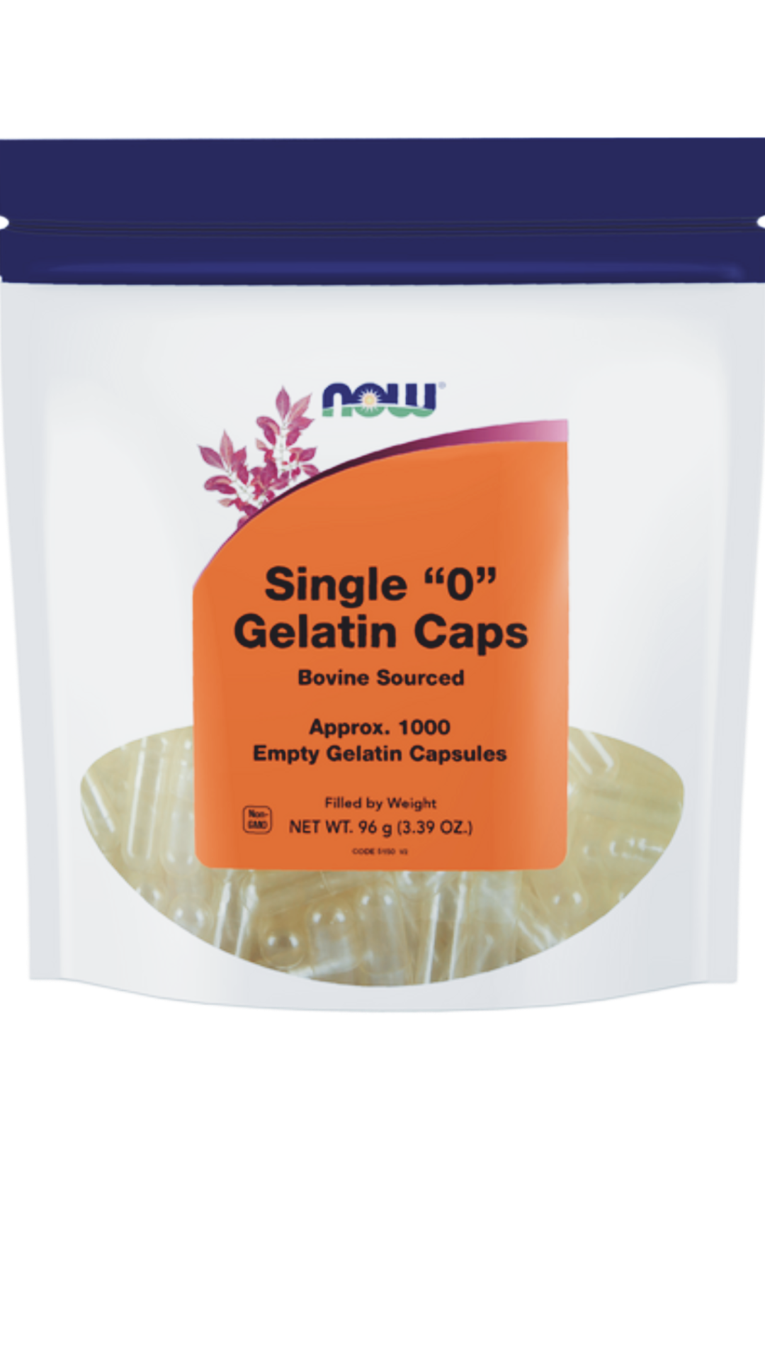 NOW Foods Empty Gelatin Capsules