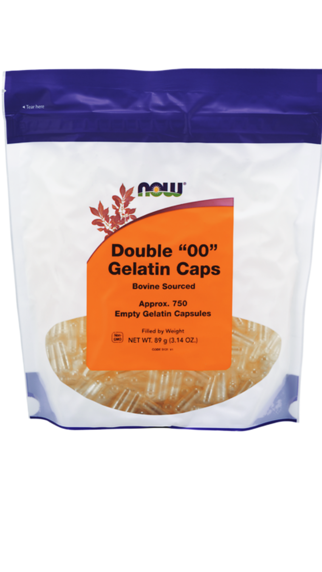 NOW Foods Empty Gelatin Capsules