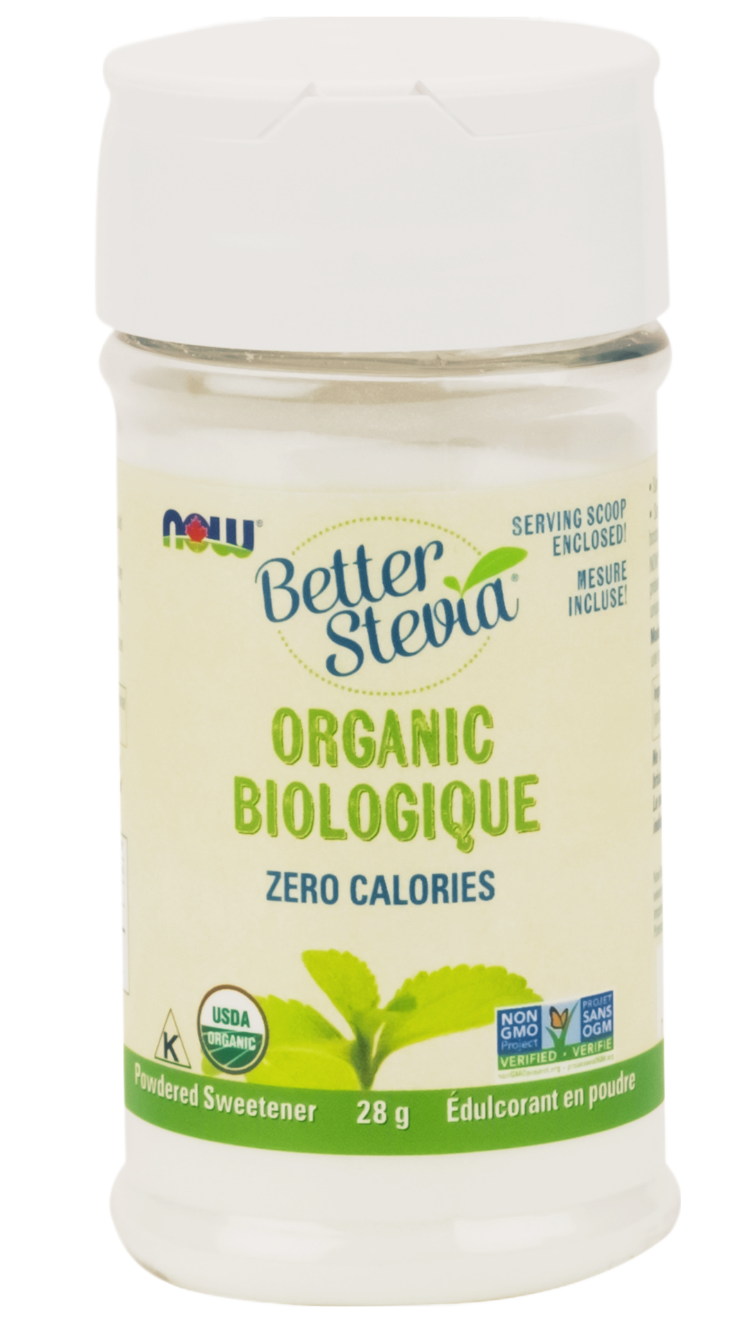 NOW Foods Better Stevia Organic - Available in either Packets or a Shaker