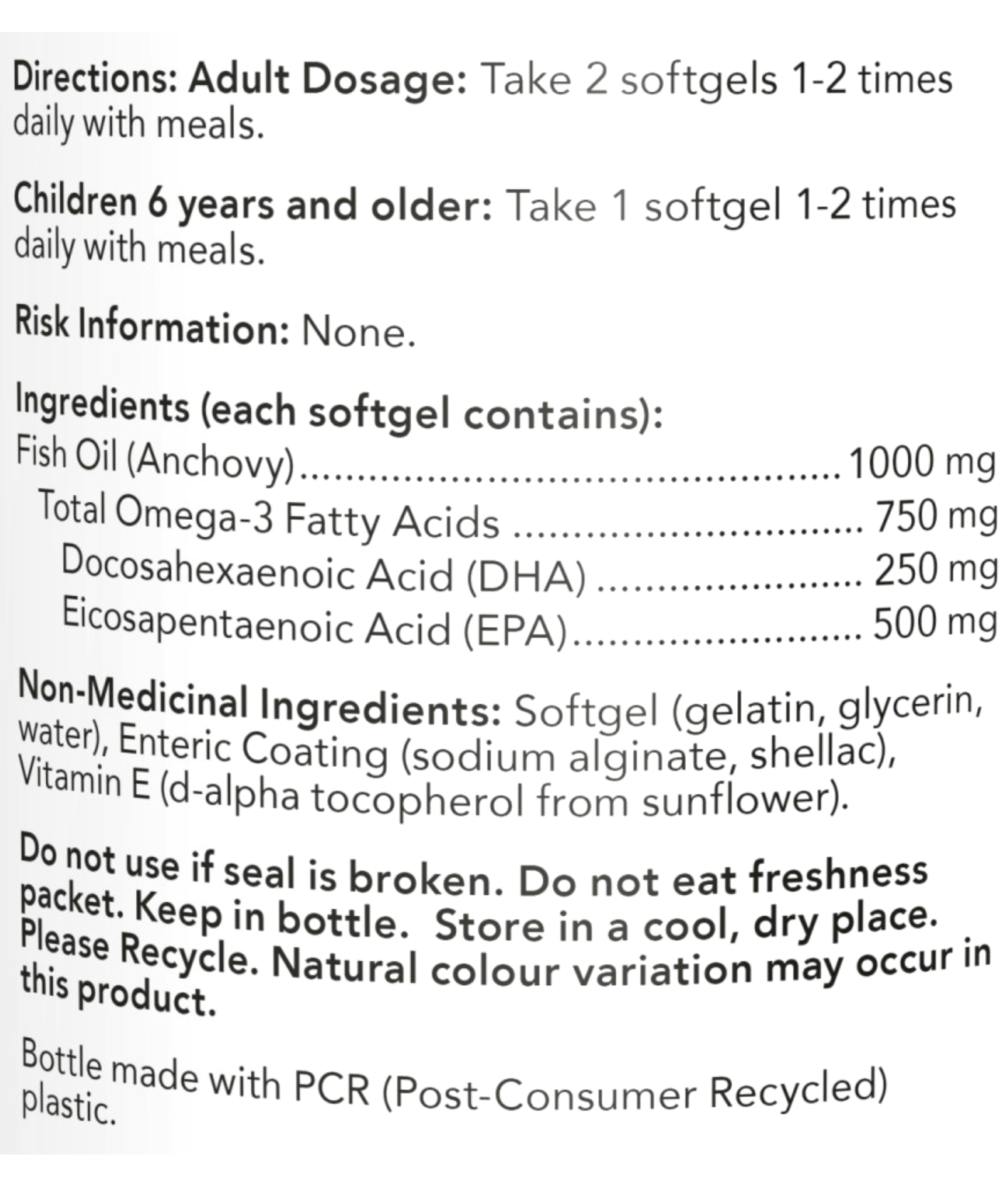 NOW Ultra Omega-3 Molecularly Distilled 1000mg